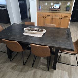 Dining Table With 6 Chairs 