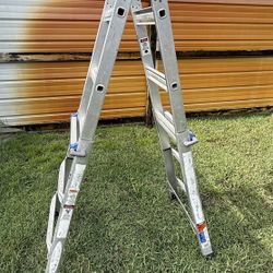 Werner Telescoping Multi Ladder 13 Foot