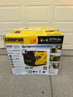 Champion 6500W Dual Fuel Inverter Generator