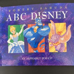 Vintage 1990’s ABC Disney, An Alphabet Pop-Up Book. 