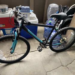 Nishiki Mountain Bike, black and blue (colors)Shoot Me An Offer.