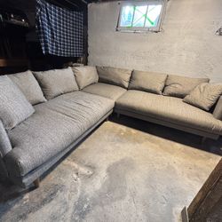 Joybird Lewis Sectional – Slate/Mocha