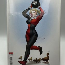 HARLEY QUINN #50 NM NEW UNREAD FRANK CHO 'BOMB THROWER' VARIANT 2018 ANNIVERSARY