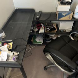 Desk And Chair Set Good Condition