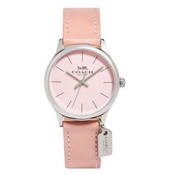 COACH 32MM LEATHER STRAP WOMEN'S WATCH 
"RUBY" BLUSH PINK IN COACH GIFT BOX