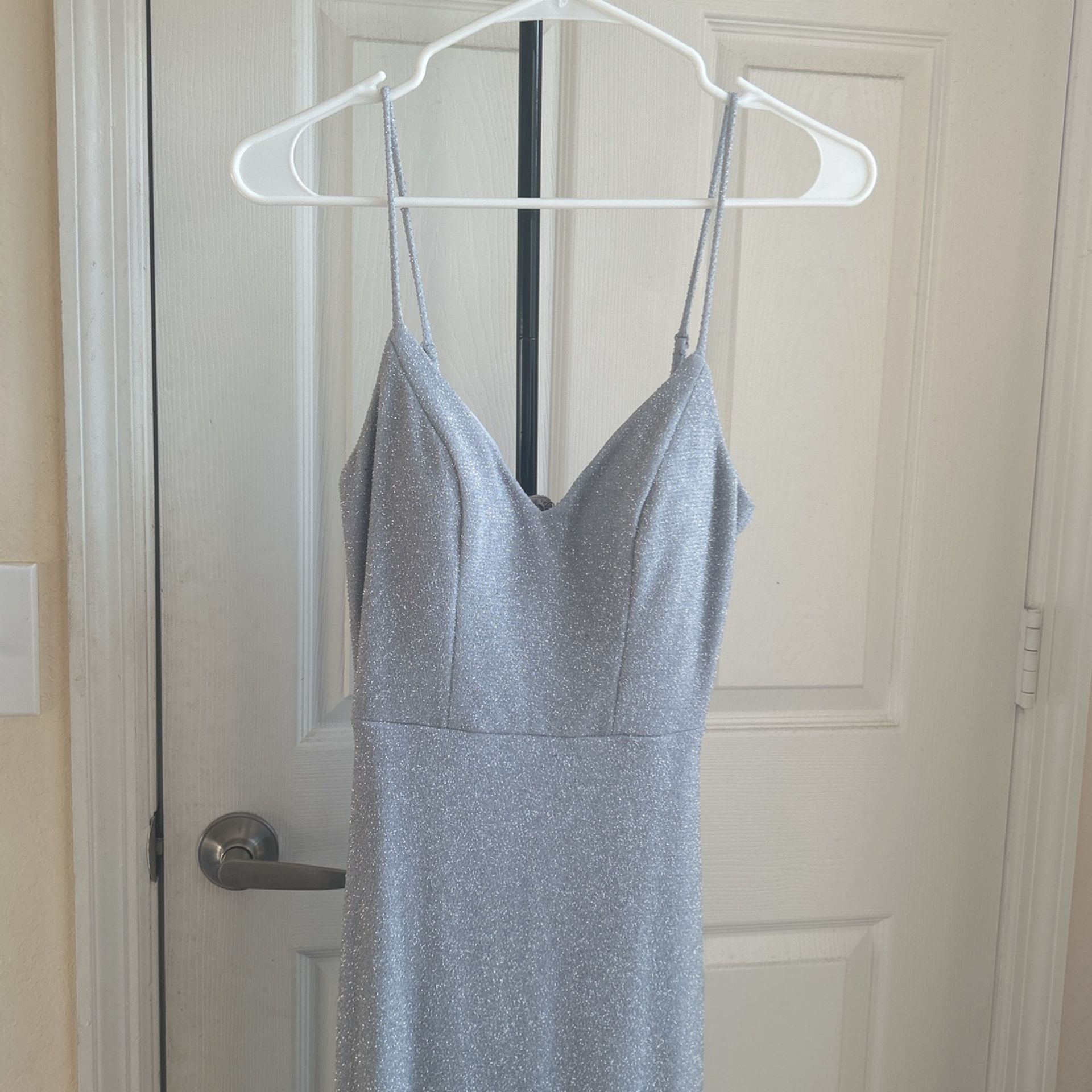 Sliver/Grey Gown