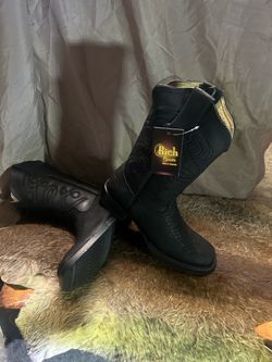 Black phyton boot