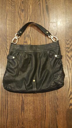 Black Leather Purse
