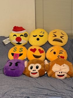 Emoji Expression Pillows