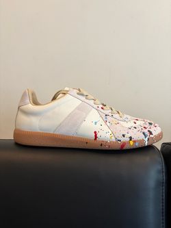 Maison Margiela white paint splatter size 12