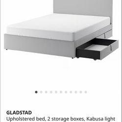 Full Bed Frame With Storage 