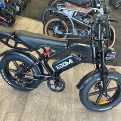 KOOMI M600 Electric Bike 20" Tires 1000W/48V 
