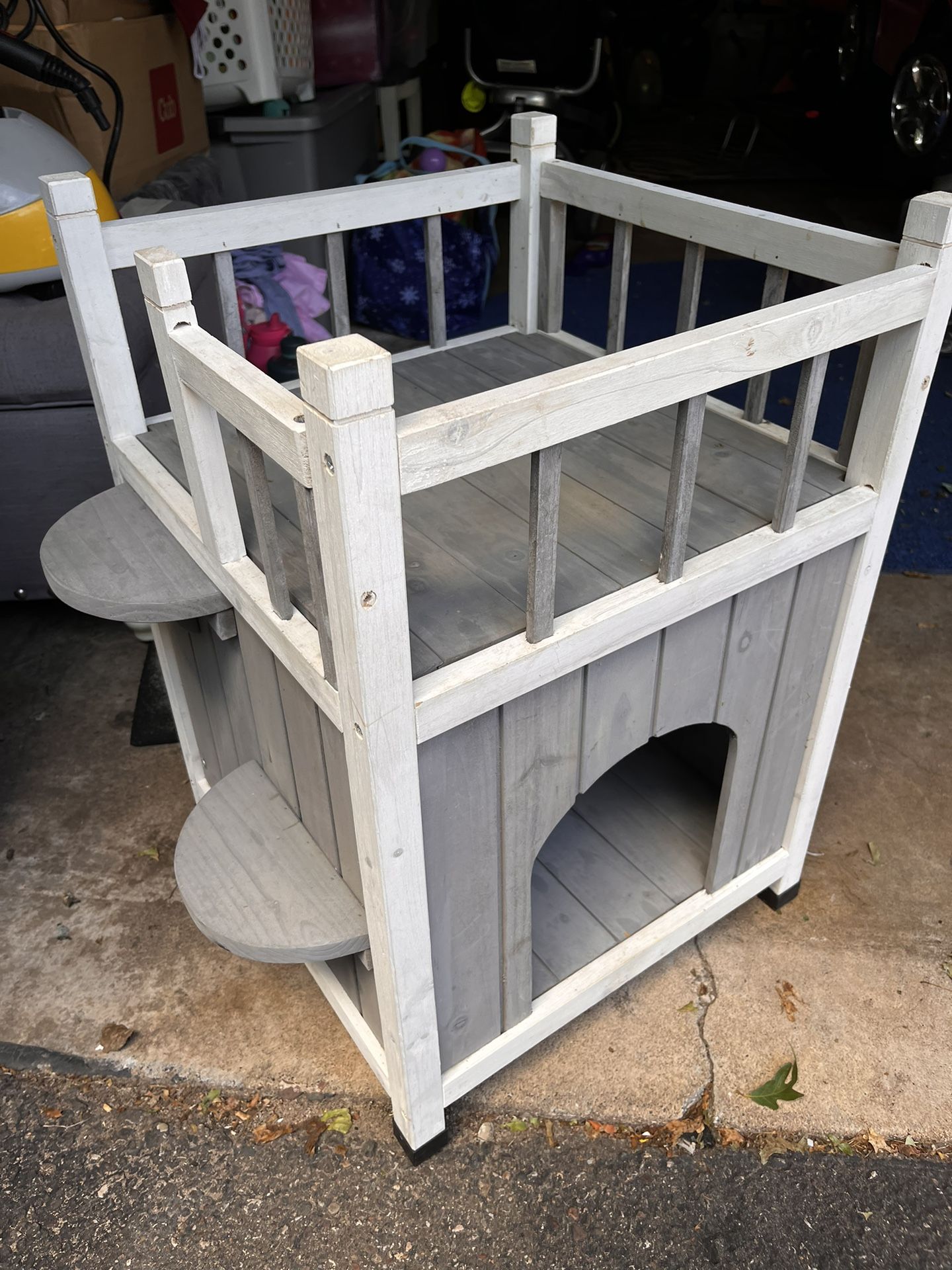 Wooden Cat House
