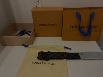 Black Louis Vuitton Belt