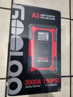 Gooloo Jump Starter & Tire Inflator BRAND NEW!