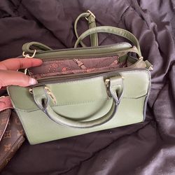 Army green purse