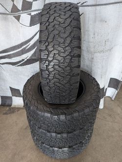 LT 255/70r17 Goodrich All Terrain T/A K02 Load "E" Tires