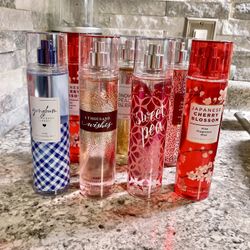 Brand New Bath & Body Works Fragance Mist $9 EACH