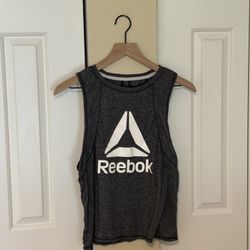 Reebok Active Top, Sleeveless, Gray