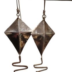 Vtg James Avery Kite Silver Earrings