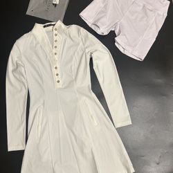 Calliope White Golf Dress w/ Shorts-XS, S, M-64th St & Bell