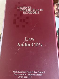 Contractors license Law CDs