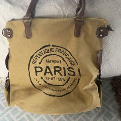 PARIS Theme Shopper, Tote Bag, Large Size
