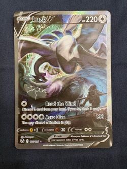 Lugia V 186/195 Alt Art - Silver Tempest - NM Pokemon TCG Card