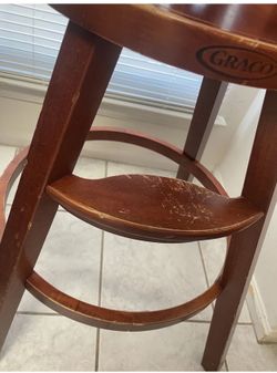 Graco Classic Brown Wooden Baby High Chair for Sale in Alexandria VA OfferUp