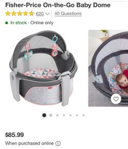 On the Go Fisher Price Baby Dome