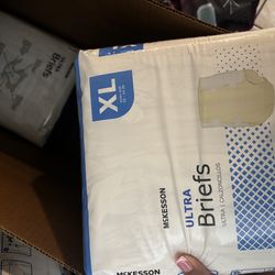 Xl adult diaper briefs 6 packs