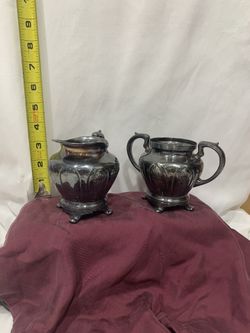 Silver Sugar and Cream Dishes