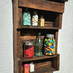 Reclaimed Wood Wall Shelf