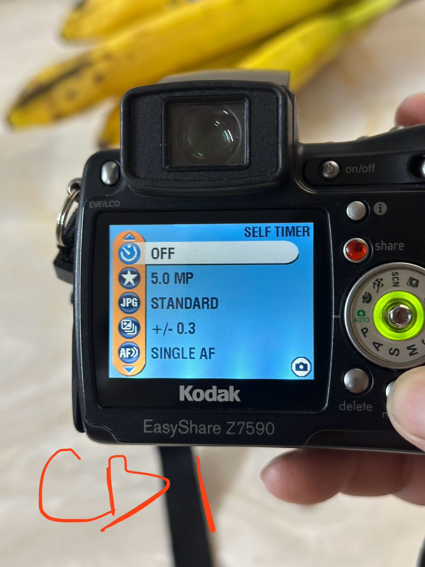 Kodak EasyShare Z7590 5.0MP 10x Zoom Digital Camera W Charger/Battery TESTED