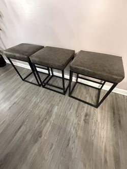 3 Bar stools (24 inches)