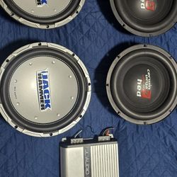 Car Stereo Set(4 Subwoofer) & Amplifier
