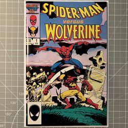 1986 Spider-Man vs Wolverine #1 (🔑 Death Of Ned Leeds)