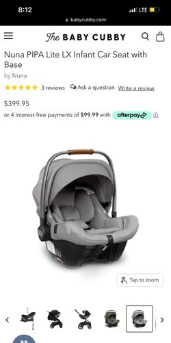 Nuna PIPA Lite LX Infant Car Seat with Base