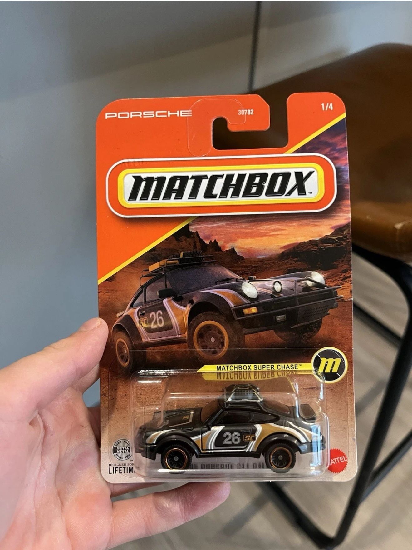 Matchbox 1985 Porsche 911 Rally Super Chase 1/64 (2026 Case A)