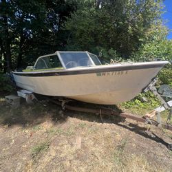 Free Boat & 4 Vintage Engines