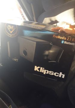 Klipsch 2.1 Bluetooth speakers