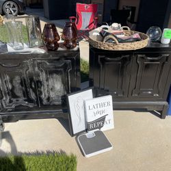 Black Dressers/Cabinets