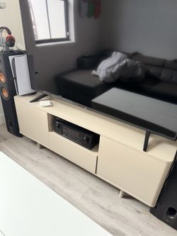 IKEA TV console beige