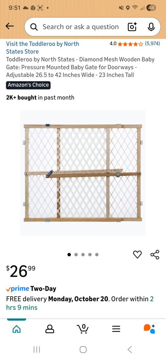 Wooden Baby Gate