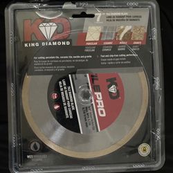 7” King Diamond Pro Cutting Wheel (Brand New)