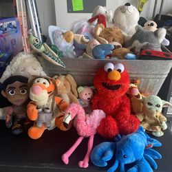 Box Of Stuffed Animals