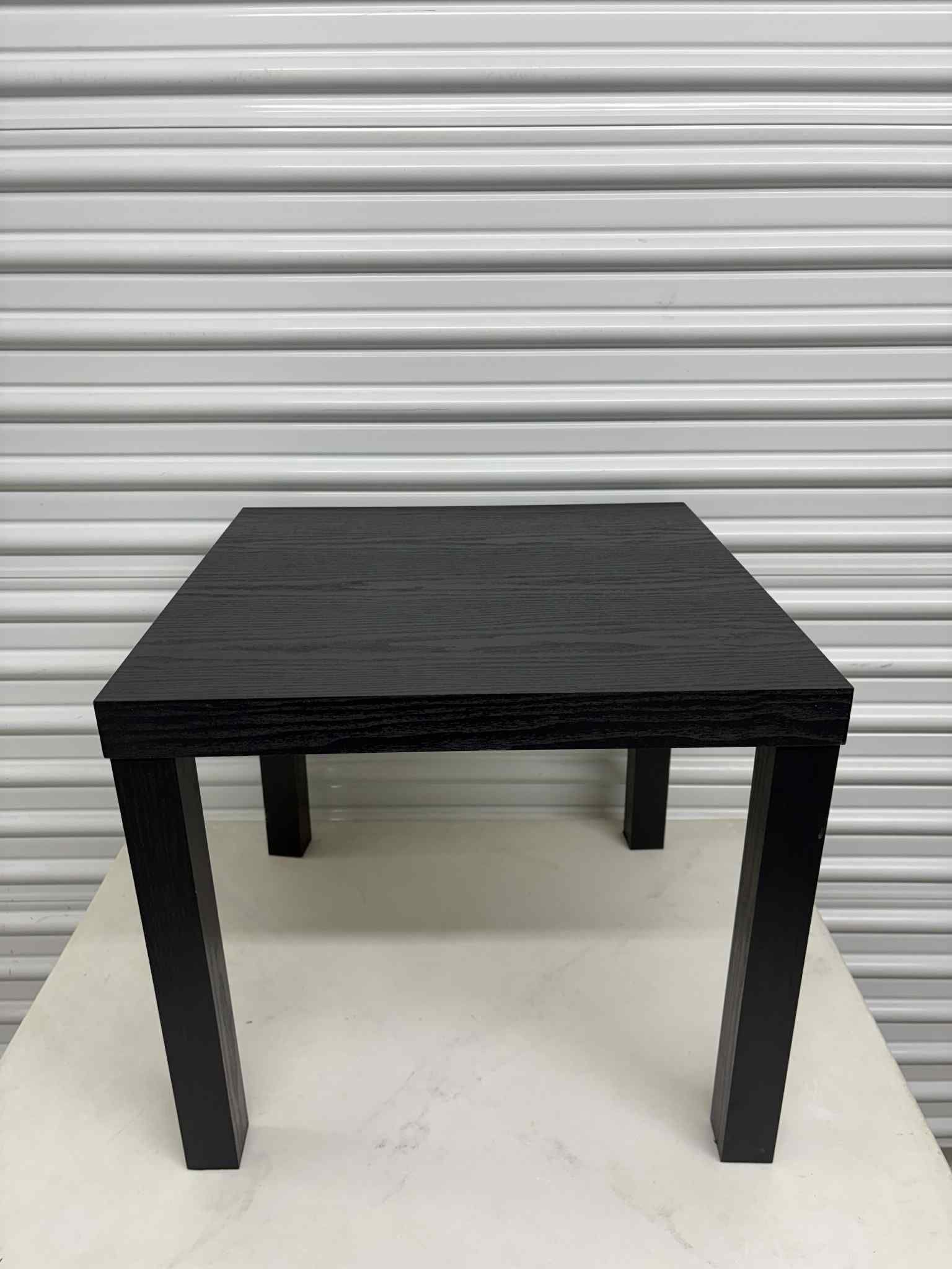 Parsons Black End Table