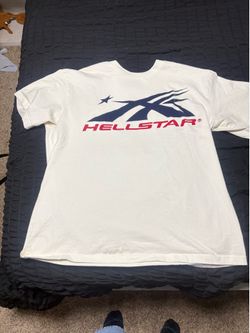Hellstar White Blue Red Shirt Large