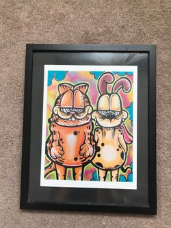 Garfield picture with frame