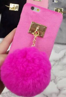 iPhone 6 Plus Case Pom Pom